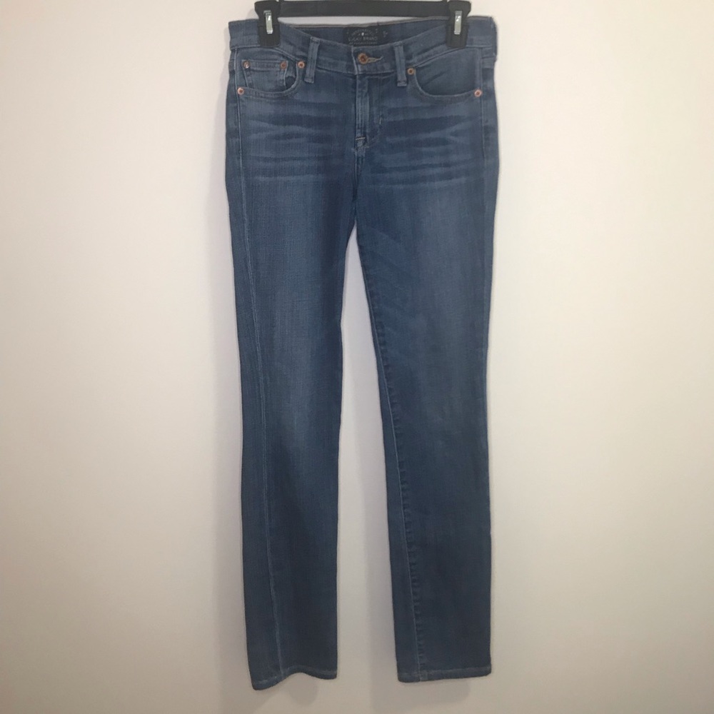 Lucky Brand Mid Wash Sweet Straight Jeans 0/25